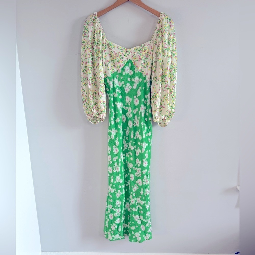 RIXO Daisy Long Sleeve Swing Dress, NWT, Size 6 - Picture 3 of 7